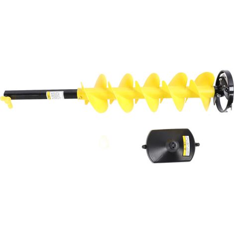 Impact-resistant ice drill bit, 6-inch diameter, for 1/2-inch chuck (1/5)