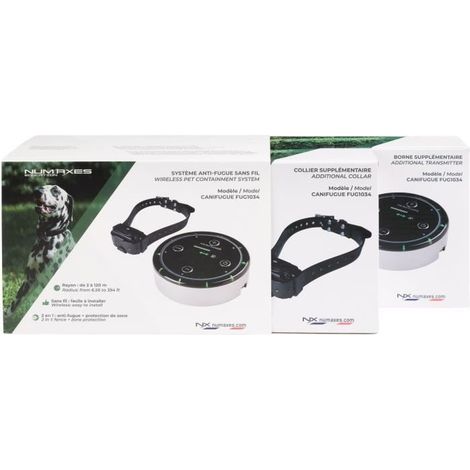 Numaxes Canifugue FUG1034 Anti-Fugue Halsband Schwarz
