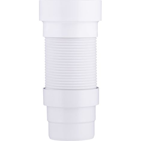 Tubo extensible de evacuación para WC FØ74 - Longitud 280 a 540 - Evacuación para pegar MØ94/100/114 QUICK PLOMBERIE
