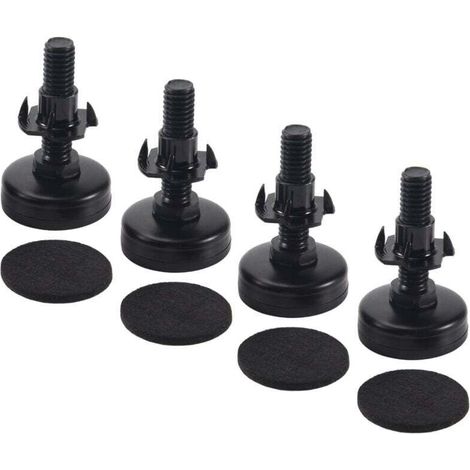 Pieds de Meuble Réglables Niveleurs Robustes pour Armoire Table Chaise 4 Pièces (1/4)