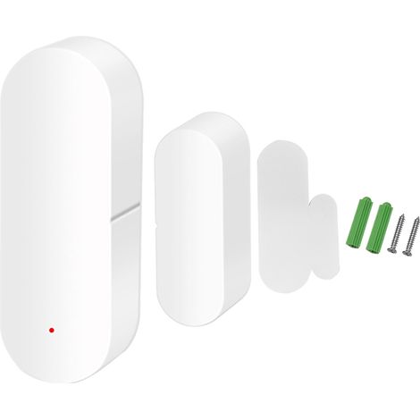 Alarme porte/fenêtre ZigBee – capteur magnétique, appli, alerte ouverture, garage/appartement/bureau (1/5)