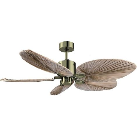 Ventilatore da soffitto di design con motore DC da 38W, 50 pollici, telecomando, 5 pale, 6 velocità, modalità inverno/estate e timer da 2, 4 e fino a 8 ore. (1/5)