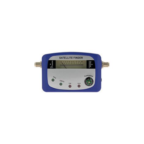 Pointeur satellite numérique avec boussole – Connecteur F pour installation rapide – LED signalisation 22 KHz/0 Hz – Affichage puissance signal – Sedea