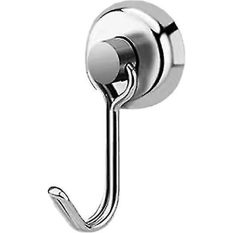 Set mit 4/8/10 robusten Neodym-Magnet-Drehhaken, schwarz und silber, zum Aufhängen von Kühlschrank- und Küchenutensilien.