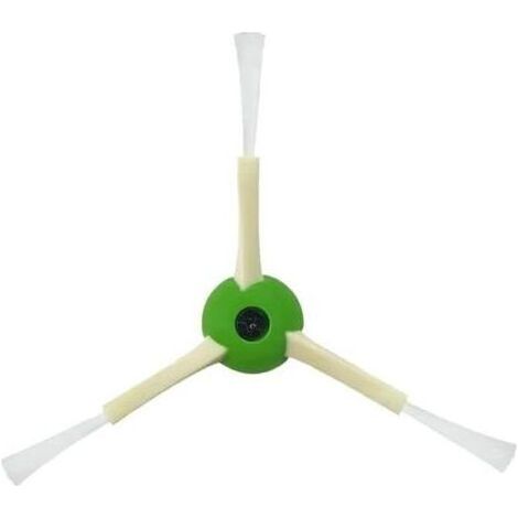 1 brosse latérale de rechange et vis, compatible avec iRobot. Pour Roomba i3, i4, i5, i6, i6+, i7, i7+, i8, i8+, j7, j7+, E5, E6, E7. Vert et blanc. (1/5)