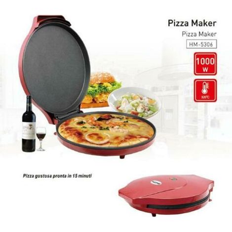 Trade Shop - ELEKTRISCHE GESUNDHEIT PIZZA 850/1000WATT DOUBLE HEALTH IN 15 MIN. -