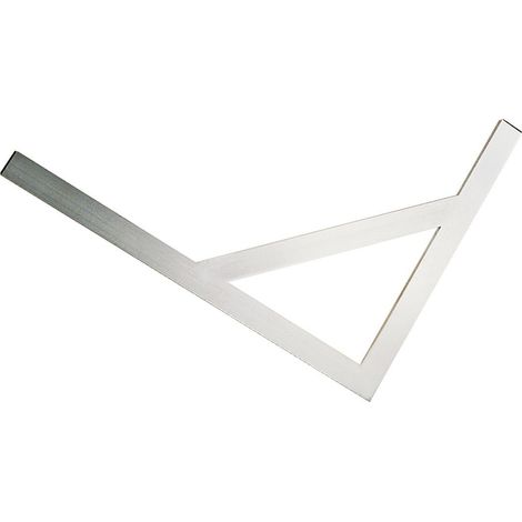 Taliaplast – Équerre de maçon en aluminium 60x80 cm – Profilé aluminium soudé – Précision 1 mm/m – Utilisation recto-verso – Embouts plastiques inclus