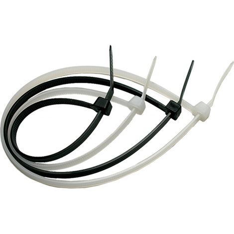 1CF FASCETTA A STRAPPO PER CABLAGGIO mm 7,6 x 250 pz 100 - bianco