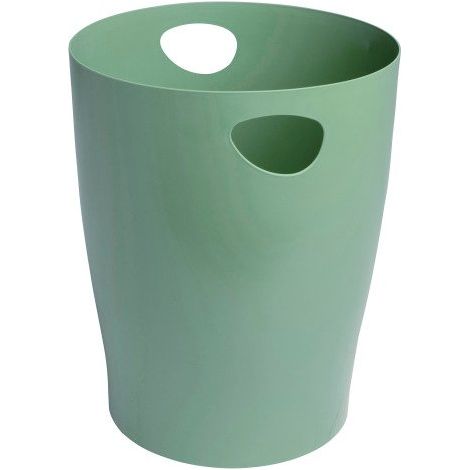 Corbeille à papier Ecobin Exacompta gamme AutentiK - vert jade