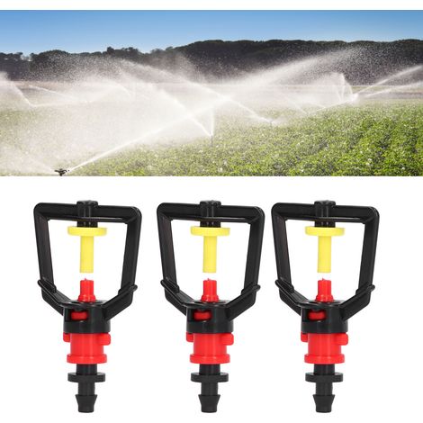 Kit d'Irrigation Économiseur d'eau [30 Sets Sprinkler] + Connexions Nozzle - 30 Nozzles + 30 Connecteurs pour Tuyaux 4/7mm - Plastique Léger et Durable pour Jardin, Fleurs et Plantes (1/5)