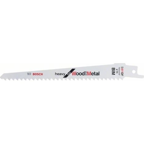 Bosch S 611 DF Heavy hoja de sierra bimaterial 150 mm