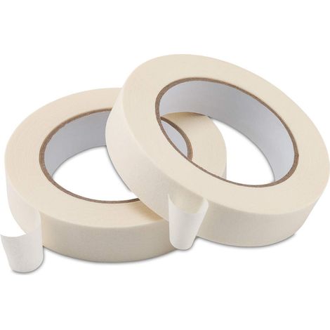rouleaux de ruban de masquage pour artistes, ruban adhésif sans acide, ruban de peinture d'intérieur pour dessin technique et peinture à l'aquarelle (blanc)
