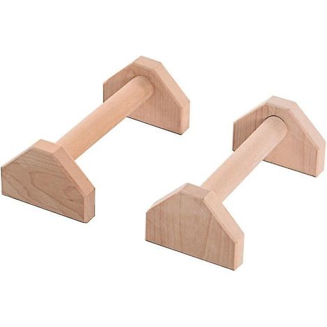 CREA Push Up Bars Handstand Push Ups en bois Push Up Stand Bar Fitness (1/5)
