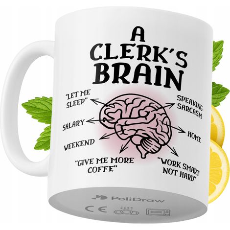 Mug humoristique pour employé de bureau, avec un texte amusant et un design graphique original. Idéal pour les anniversaires, les fêtes et les occasions spéciales. Mug premium pour la maison, le burea (1/5)