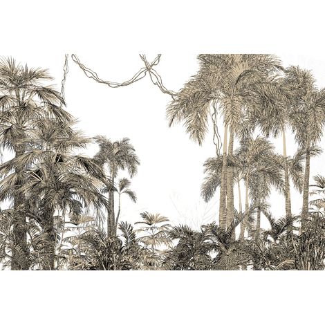 Papier peint panoramique - Forêt Tropicale - 130 cm x 87 cm (1/2)