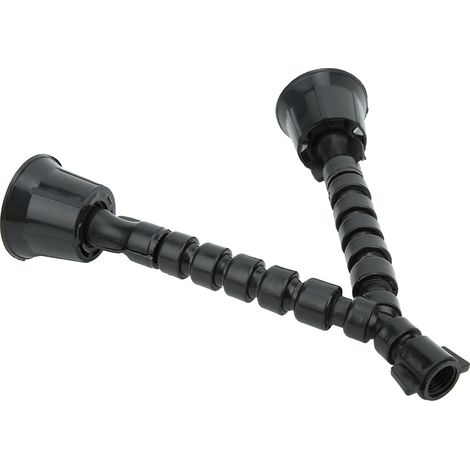 Accessoires pour pulvérisateur manuel/électrique flexible G3/8 : Buse en plastique, double buse réglable à 360° et atomisation (1/5)