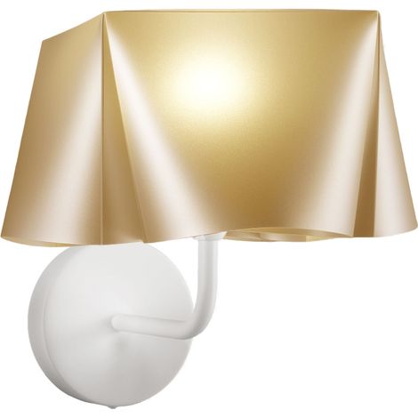 Applique Moderna Wanda Polilux ® New Gold E Metallo 1 Luce E14 (1/2)