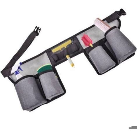 Ceinture porte-outils de nettoyage, ceinture porte-outils à 4 poches, sac à outils pour ceinture de nettoyage, ceinture porte-outi