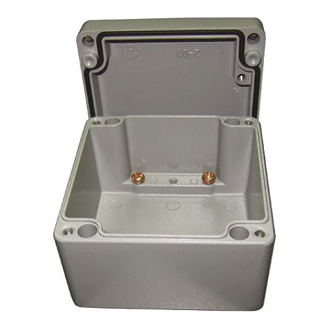 Boîtier RS PRO en Fonte d'aluminium, 400 x 310 x 110mm, Gris IP66 ( Prix pour 1 )