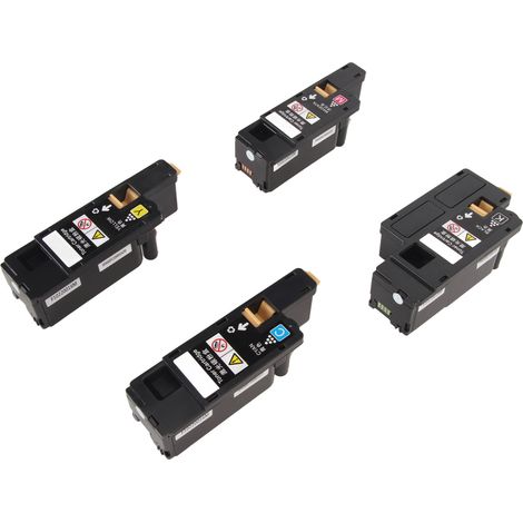 4-teiliges Tonerkartuschen-Ersatzset für Xerox Phaser 6000, 6010 und Workcentre 6015 Drucker (1/5)