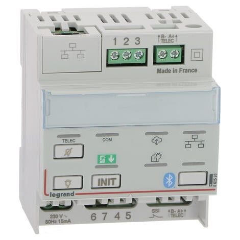 Télécommande BAES modulaire multifonctions SATI connecté non polarisée IP pour bloc d'éclairage et alarme incendie - LEGRAND