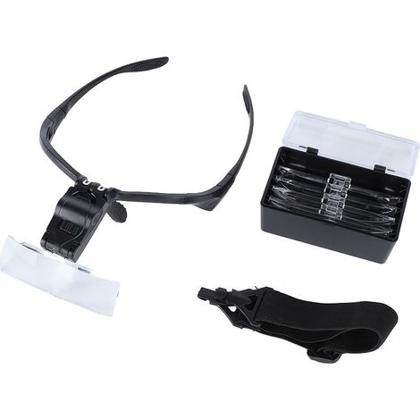 Loupe avec lumière LED pour casque audio (1/5)