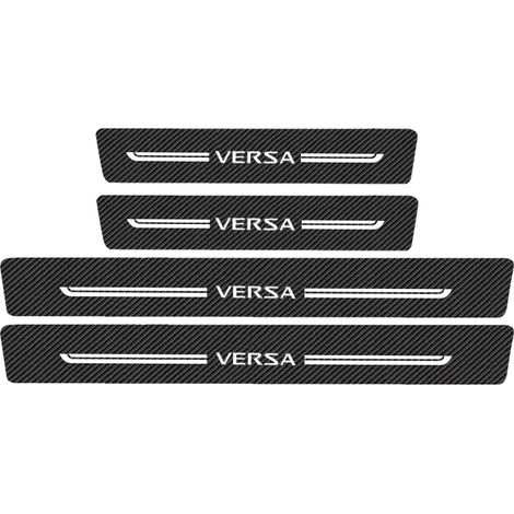 (4 pièces) Pour Nissan Versa : emblème,style automobile,seuil de porte,bande de protection adhésive anti-rayures et anti-salissures,accessoires auto (1/3)