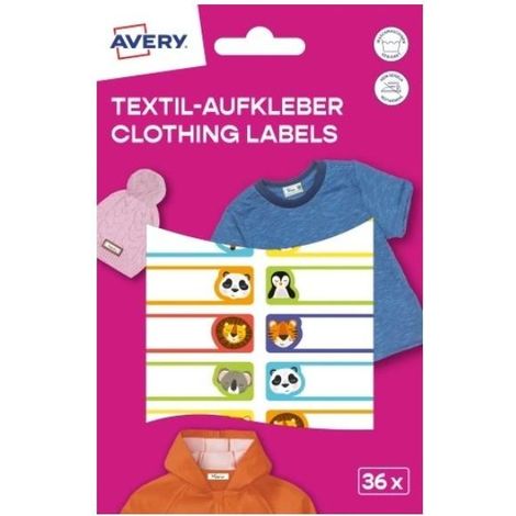 Adesivi per vestiti - 46x13mm 2 fogli/36