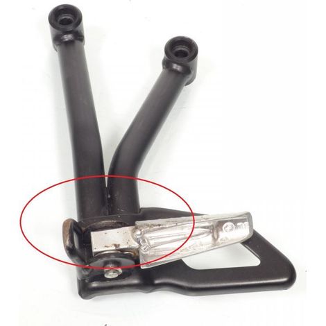 [PRODUIT D'OCCASION] Platine de repose pied passager gauche origine pour Moto Suzuki (1/2)