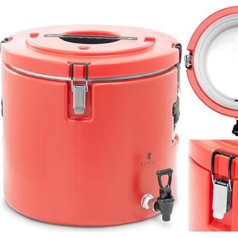 Termo de catering con grifo para transportar bebidas, 30 l (1/5)