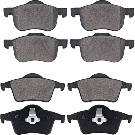 KIT PASTIGLIE FRENO ANTERIORI E POSTERIORI compatibile con VOLVO V70 III (135) / PASTIGLIE FRENANTI AUTO OEM P 24 076 P 24 077,P 24 078 P 86 021 P 44 017 / SOSTITUZIONE DIRETTA / BASSA POLVERE / SI (1/4)