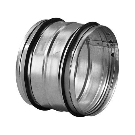 Manchon raccord mâle en acier galvanisé raccord à joint D.160 mm S&P (UNELVENT) 867856 (1/4)