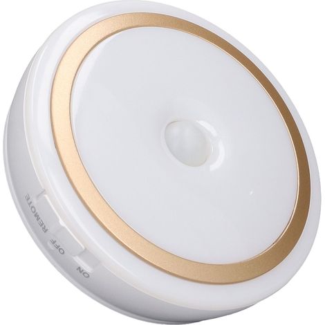 Spots LED ronds avec télécommande infrarouge, 10 niveaux d'intensité, installation facile, large gamme d'applications. (1/5)