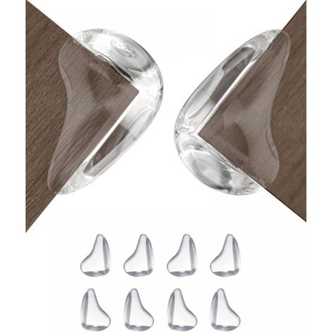 Lot de 8 Protections de Coin pour Protections D'angle de Meubles et Pare-Chocs de Protection pour Bords de Table et coins Pointus (1/5)