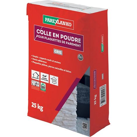Kleber für Natursteinplättchen PAREXLANKO - 25 kg - Grau - 03464