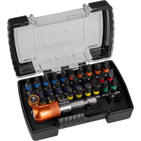 Juego de puntas Dnipro-M Impact 25 mm 32 uds.
