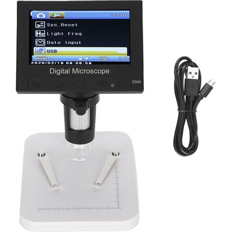 2,0-Megapixel-USB-Digitalmikroskop mit 1000-facher Vergrößerung und 4,3-Zoll-LCD-Bildschirm für die elektronische Inspektion (1/5)