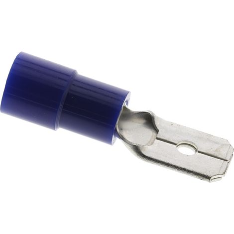Cosse faston RS PRO, Isolé, Bleu