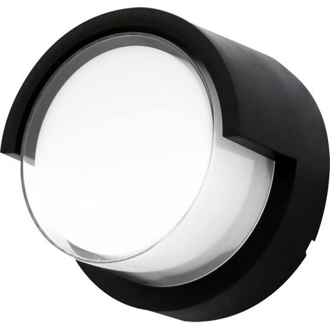 Applique extérieure LED - PZCC - 12W - Étanche IP54 - Blanc chaud - Anthracite (1/2)