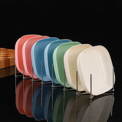 Égouttoir à vaisselle rétractable en acier inoxydable pour la maison, idéal pour ranger et égoutter la vaisselle et les couvercles de casseroles. (1/5)