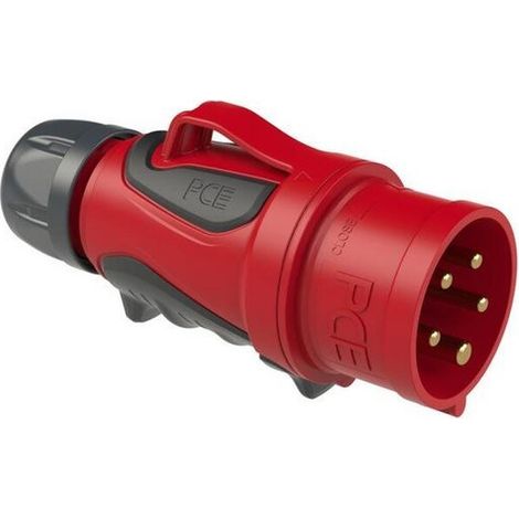 PCE CEE STECKER 32A 5P 6H (0253-6 GRIP)
