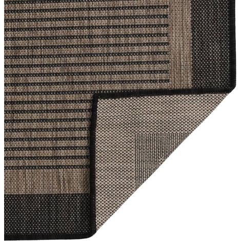 Maison Exclusive - Outdoor-Teppich Flachgewebe 160x230 cm Dunkelb (1/5)