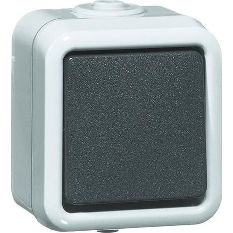 Aufputz-Serienschalter PEHA IP44, grau, D625 WAB (1/5)