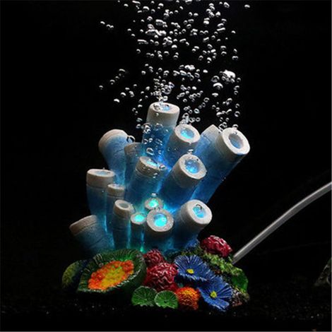 Aquariumdekoration aus Polyresin, Würfel-Habitat, Größe S 13 x 14 (1/4)