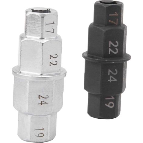 Outil d'essieu hexagonal pour motos, adaptateur de prise de pilote de broche Allen 17mm 19mm 22mm 24mm (1/5)