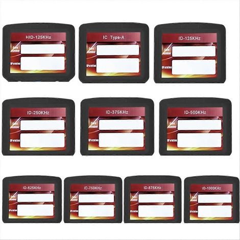 Lecteur-Écrivain RFID NFC 10 fréquences avec Duplicateur et 5X Porte-clés CUID pour Copie de Cartes (1/5)