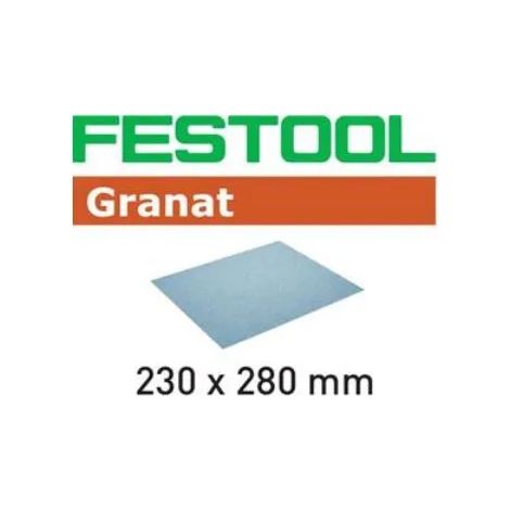 FOGLIO ABRASIVO FESTOOL GRANAT 230X280 mm Grana :P400