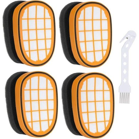 Lot de 4 filtres de rechange FC5005/01 compatibles avec Philips XC7042 XC8347 XC8147 FC6812 FC6813 FC6822 FC6823 SpeedPro Max pour accessoires Philips FC5005/01