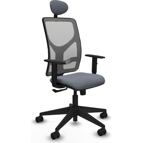 Silla de Oficina con Cabecero Motilla Piqueras y Crespo 1D066N1 Gris