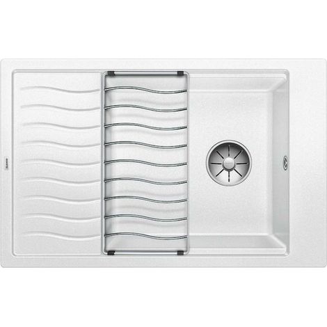 Evier Blanco Elon XL 6S Silgranit - BLANC - Vidage : Manuel